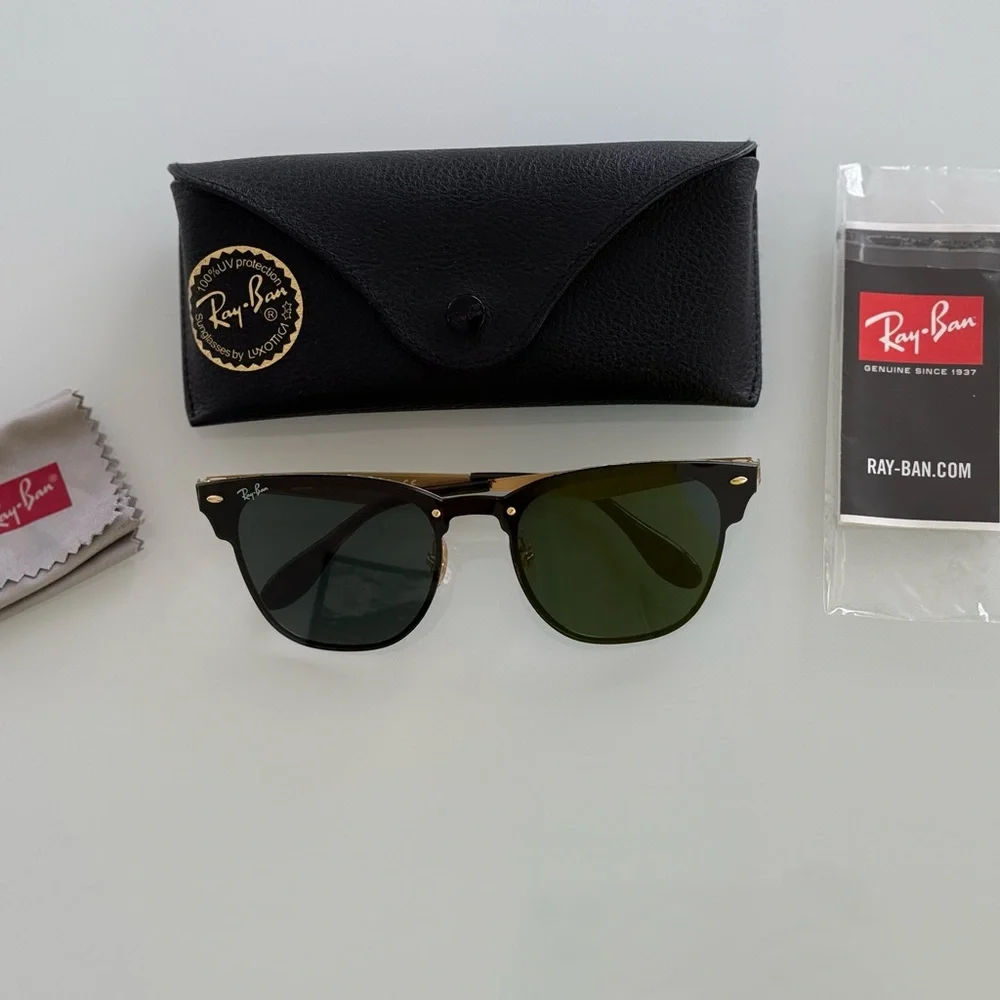 Ray-Ban Blaze Clubmaster Sunglasses - Picture 1 of 11